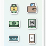 Shopping & Retail Icons - Sticker Sheet v30
